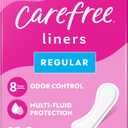 Carefree Panty Liners, Regular Liners, Unwrapped, Unscented, 120ct