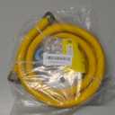 72" Flexible Yellow Coated Gas Line Connector Kit for Stove, Dryer, Gas Water Heater, Furnace,5/8 in.OD(1/2 in. IDFlexible Gas Line with Connector 1/2" FIP &1/2"MIP & 3/4"MIP Fitting