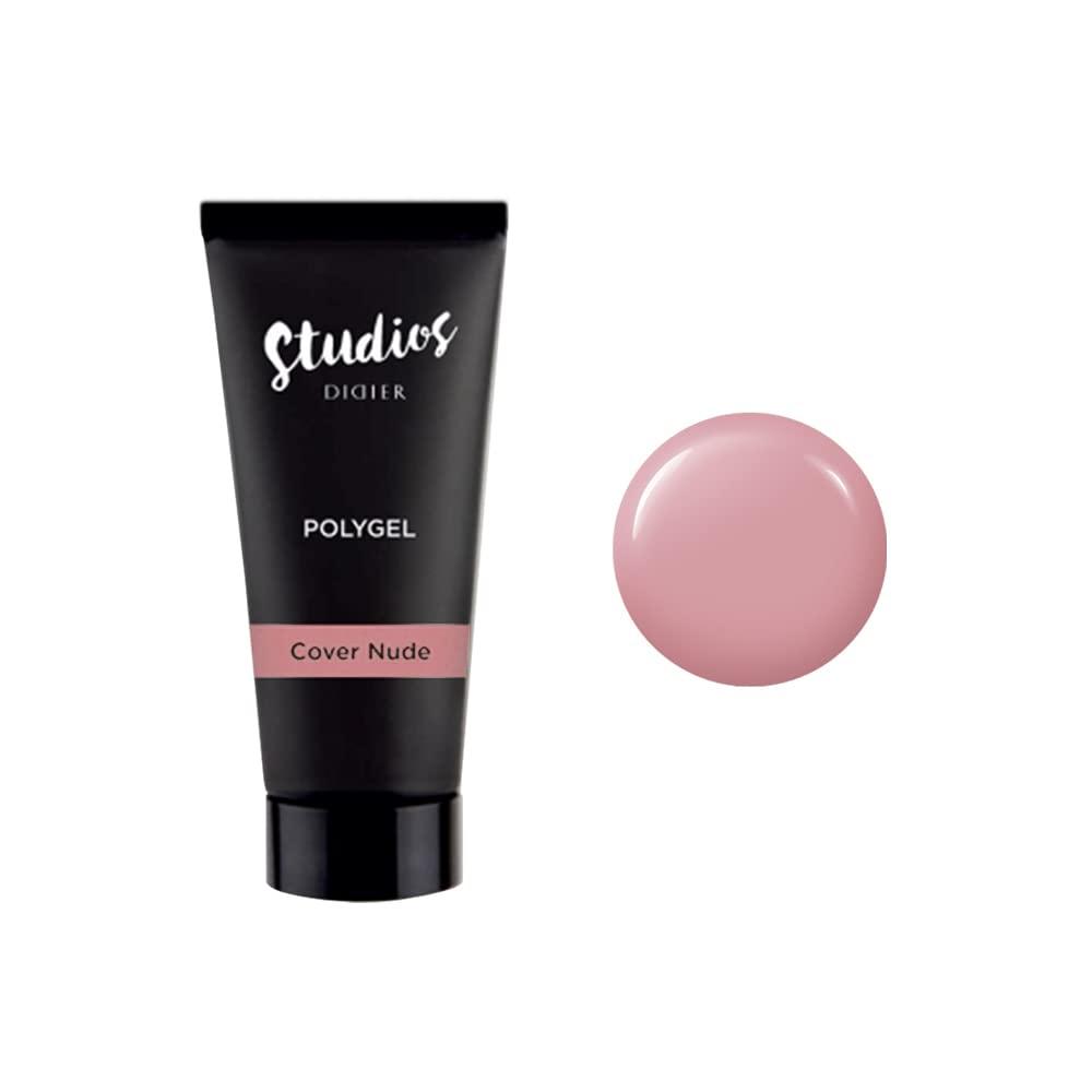 Didier Lab - Premium Polygel Cover Nude - Nail Extension and Repail Gel for Broken Nails - Nail Enhancement - Builder Base Gel for Nails - Long Lasting - For UV/LED Lamp - Cover Polygel - 1.06oz