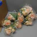 Tigeen 12 Bundles Peonies Artificial Flowers Faux Roses Silk Flowers Hydrangea Artificial Bouquet for Wedding Table Centerpiece Floral Vase Home Office Bridal Decor (Champagne)