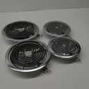 GE Drip Pans and Stove Burner Element Unit Set, Perfectly Fit WB30M1 & WB30M2 -Replacement for GE Hotpoint Stove Top