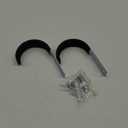 Heavy Duty Steel Garage Hooks,Garage Storage Utility Hooks,Heavy Duty Garage Garden Tool Organizer,Steel Wall Mount Hooks, Garden Hose Hanger, Small U Hooks (Black 2 Pack)