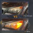 Front Exterior Turn Signal Light Compatible with BMW 3/4/5 Series | M3 M4 M5 | X3 X4 X5 X6 | Z4, Replace 07119905468,PY24W 24W Yellow, Antifog