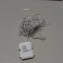 WesGen Christmas Lights,Color Change Snowflake String Lights Battery Operated Waterproof 20ft, 40LED for Xmas Garden Patio Bedroom Party Decor Christmas Decorations,Eight Modes, Warm White & White