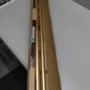 KAMANINA 1 Inch Double Curtain Rod 36 to 72 Inches (3-6 Feet), Gold Heavy Duty Curtain Rods for Windows, Telescoping Double Drapery Rods with End Caps, Fewer Rods, Easier Install