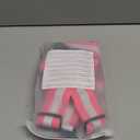 Zacro LED Reflective Vest Running Gear, 5 Lights Colors High Visibility Reflective Running Gear Rechargeable Light Up Running Vest for Walking Running Cycling, Adjustable for Men Women Kids (Pink)