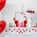 6 Pcs Valentine's Day Flameless Candles LED Flameless Pillar Candles Wax LED Fake Candle with Remote and Timer Flickering H 4" 5" 6" for Home Table Dating Wedding Party (White,Pink,Red)