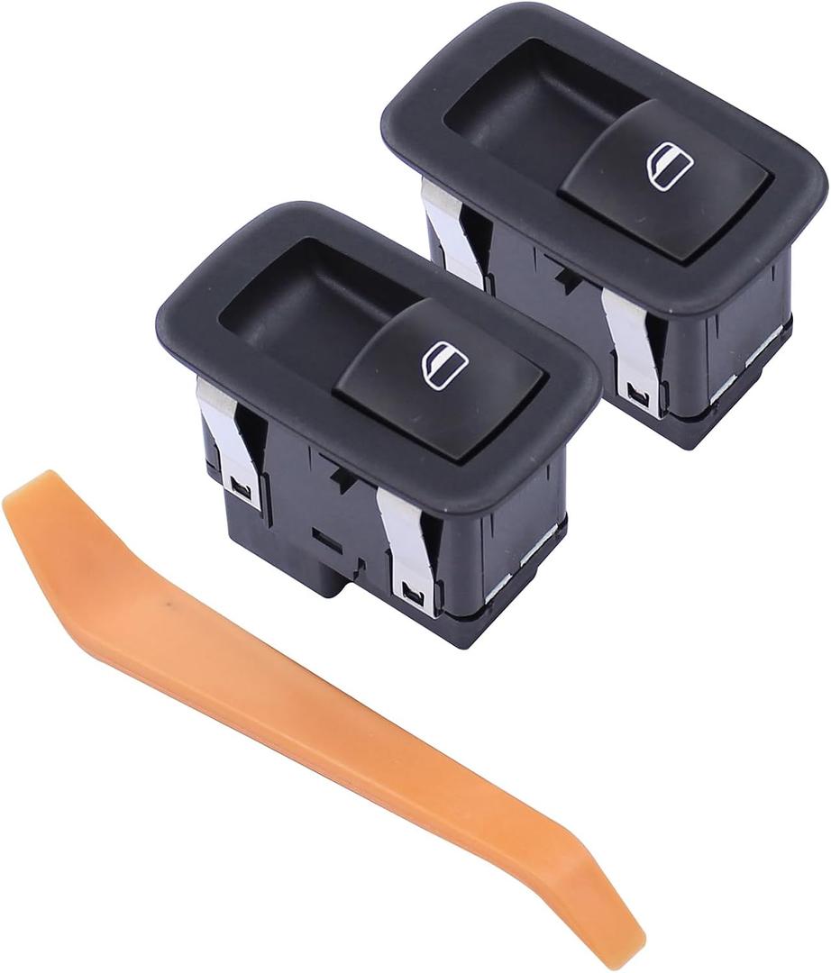 MOTOKU Rear Driver and Passenger Side Window Switch for Chrysler 300 2011-2014, Dodge Charger 2011-2015, Journey 2011-2020, Ram 1500 2500 3500 4500 2016-2018,Ram 1500 Classic 2019-2024