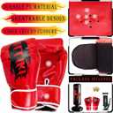 Freestanding Punching Bag for Adults with Gloves, Kick Boxing Bag with Stand for Adults, Blow up Punching Bag for Kids 12-14