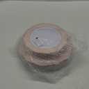 50 PCS White and Pink Disposable Plates for 50 Guests, Scalloped Plastic Plates Include 50 Dinner Plates and 50 Dessert Plates for Party, Wedding and Graduation