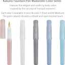 Pilot Kakuno Fountain Pen Madoromi Color Series, Gold (Smiley Face) Medium Nib, Perfect for Beginners and Creative Expression, Ivory, PFKA-1MDIM