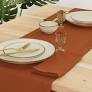 PurpleEssences Rust Set of 12 Cloth Dinner Napkins 100% Cotton 18x18 Inch - Soft Durable Washable - Ideal for Farmhouse Party Fall Thanksgiving - Perfect Everyday Use Table Linen - Rust