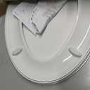 KOHLER K-26801-0 Impro ReadyLatch Quiet Close Elongated Toilet Seat, White Toilet Seat, Grip-Tight Bumpers, New Home Essentials, Slam Prevention