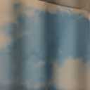 AOFOTO 8x8ft Blue Sky Backdrops White Clouds Photography Background Photo Studio Props Baby Infant Kid Newborn Toddler Girl Boy Adult Artistic Portrait Spring Party Decoration Summer Vinyl Wallpaper