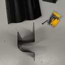 Tetra-Teknica GMH-01-2P 4-in Steel Wall Mount Ladder and Wheelbarrow Hanger, Matte Black, Pack of 2