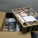 Dog Grooming Kit with Vacuum, 15000Pa Pet Hair Clipper and Shedding Brush, 50dB Low Noise, 2L Capacity, White