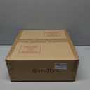 22 Inch Pre-Lit Artificial Christmas Wreath with White Artificial Poinsettia Flowers Jesus Figurine Nativity Scene Glitter Ball Ornaments PineCones Berries for Christmas Decor Front Door