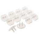 Dreambaby Plastic Baby Safety Outlet Plug Covers - 12 Pack - Outlet Covers Baby Proofing