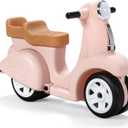 Step2 Ride Along Scooter Kids Push Car, Foot Powered Ride On Toy, Practice Balance with 4 Wheels, Made of Durable Plastic, Max Weight 40 lbs., For Toddlers 1.5-4 Years Old, Rose Pink (Child)