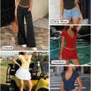 Women's Ribbed Button Down Shirt Cap Sleeve Tops for Women Button Up Knit Slim Fit Casual Y2K Crop Going Out Top (Yellow, S)