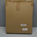 Recycling Bin for Kitchen Indoor Home, Large 100L/ 27 Gallon Recycle Bin with Lid Removeable Reusable Inner Bag Bottle Can Glass Waste Plastice Stickers (White, 27 Gallon)