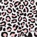 2 x Magic Self-Adhesive Cosmetic Makeup Storage Bag for Travelling, Protectable Travelling Organizer, Easy-Packing Cosmetic Bag Magic Patch Cloth, Camera Lens Protection Wrap, Camera Bag, (Pink Leopard)