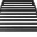 6 Inch Low Twin Bed Frames No Box Spring Needed, Heavy Duty Metal Twin Size Platform Bed Frame with Rounded Corner Legs, Easy Assembly, Noise Free, Black