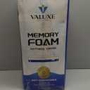 3 Inch Gel Memory Foam Mattress Topper Twin XL Size High Density Cooling Pad Pressure Relief Bed Topper (with Removable & Washable Bamboo Cover)