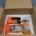 Pneumatic Crimping Tool Air Powered Wire Machine Up To Crimper Plier 15 Sets Dies Many Kinds Terminals Am-10 Orange Die 1.3T Powerful Output 0.5-0.7Mpa Max 1.0Mpa 6 Feet Hose Fit 0.5-16mm