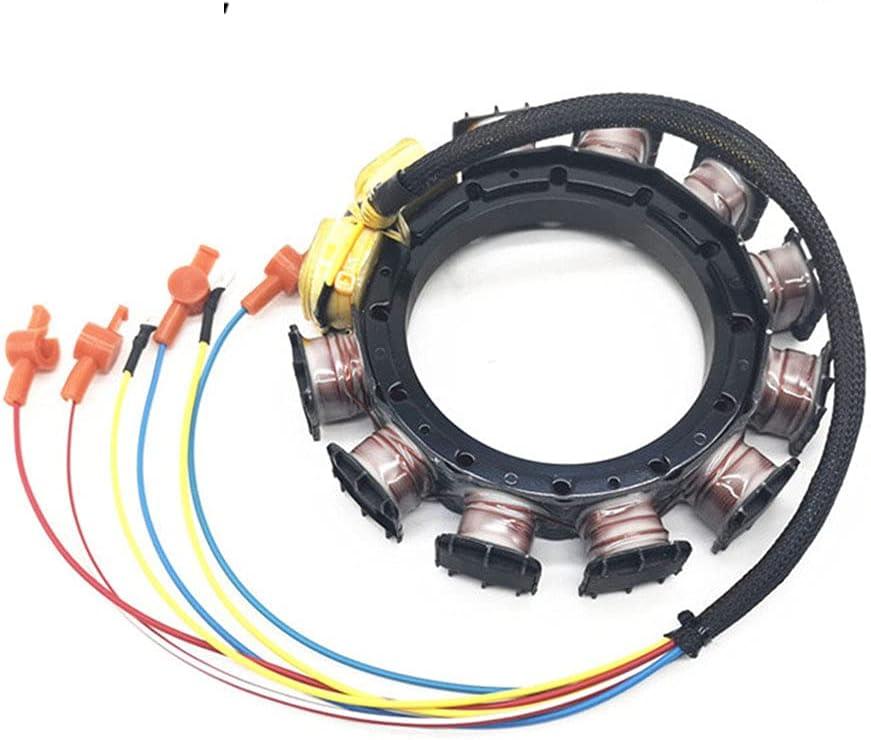 Stator For Mercury Mariner Outboard 9 Amp 40 45 50 55 60 65 70 75 80 85HP 1976-1997 2Stroke 3/4Cyl 174-5454K 1 398-5454A4 A21 A22 A24 A25 A26 398-5704A7 398-5919A6 398-832075A20 398-18535A15