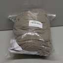 H.VERSAILTEX Stretch 3 Piece T Cushion Sofa Slipcovers Individually Sofa Cushion Covers for 3 Cushion Couch Sofa Seat Cushion Covers with Elastic Bands Featuring Thicker Jacquard Fabric, Taupe