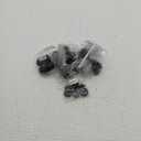 50pcs Black Carbon Brush Cover Plastic with Slotted Connector Multi Diameter 10mm-20mm Replacement Parts for Hammer Grinder Electric Power Tool