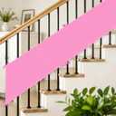 2 in 1 Soft Edge Protection,Long 111 Inches and Short 81.9 Inches,Mesh,Easy to Install (Pink)