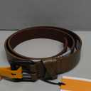 Timberland Women's Casual Leather Belt for Jeans, Martini Olive, Medium (33-39)