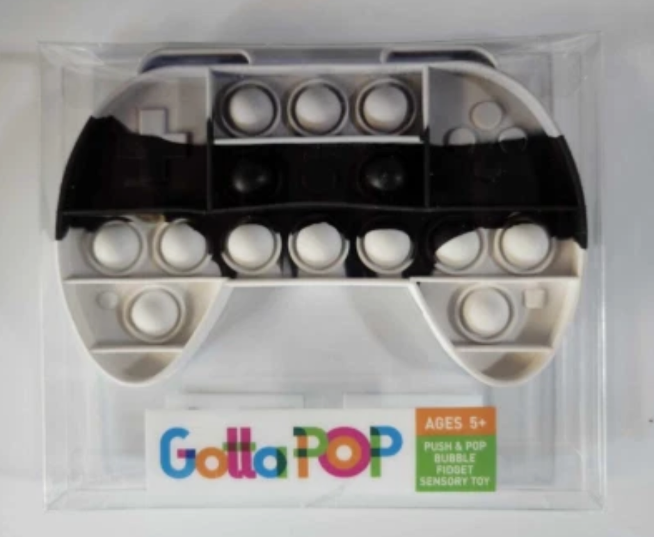 Video Game Controller Shaped Push & Pup Fidget Toy