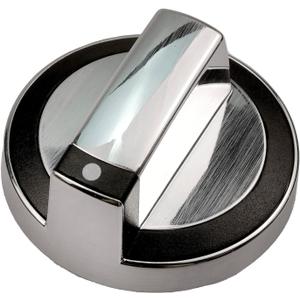 W10284885 Range Surface Burner Control Knobs, Cooktop Knobs Replace# for WPW10284885, PD00005137, PS11752001, 1874811, AP6018699, EAP11752001 Compatible with Whirlpool Gas Range Stove Oven Silver