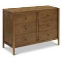Davinci Birdie 6-Drawer Dresser (Walnut)