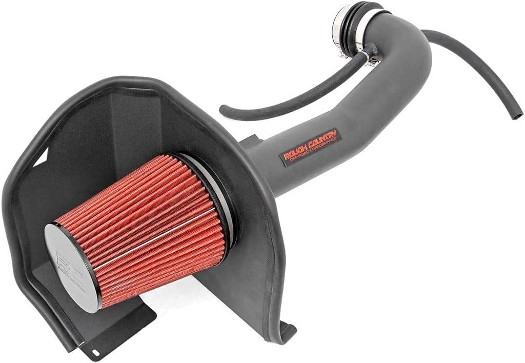 Rough Country Cold Air Intake for Chevy Silverado & GMC Sierra 1500 (2014-2018) 5.3L/6.2L - Increases Horsepower, Towing Power & Acceleration