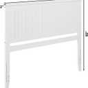 AFI, Nantucket Queen Solid Wood Panel Headboard, White