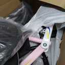 BlessReach Economy Steerable Knee Walker - Compact Crutch Alternative for Foot Injuries with Dual Braking System (Pink)