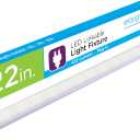 Enbrighten 22 Inch LED Premium Under Cabinet Light Fixture, Plug-In, Bright White 3000K, 432 Lumens, Plastic Housing, Built-In On/Off Switch, Perfect for Kitchen, Home Office, Garage, Workbench, 26536