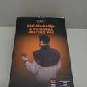 Weighted Heating Pad for Neck and Shoulders and Back,30s Fast Heating for Pain Relief, Ergonomic Heated Wrap, 160 Max Temp 8 Heat & 16 Auto-Off Timers,Memory Function,Birthday Gifts for Women,Black