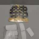 Outus 8 Pcs 80th Birthday Table Decorations for Men and Women Happy 80th Honeycomb Centerpieces Black Gold Cheers to 80 Years Decor 1945 Tables Toppers for Eighty Birthday Anniversary Party Favors