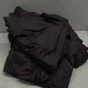 Shilucheng 100% Cotton Queen Size Sheets Set - 600 Thread CountLuxury Egyptian Cotton Bed Sheets5-Star Hotel Quality Sheets, Breathable & Cooling, 16 Inch Deep Pocket - 4 Piece (Black, Queen)