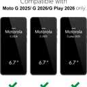 oakxco for Motorola Moto G 2025 Case G Play 2026/ G 2026 Phone Case Liquid Silicone, Thin Slim Grip Soft Rubber Gel Protective Phone Cover for Women, Matte Plain Aesthetic Girly Cover, Light Pink