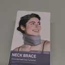 Neck Brace for Sleeping - Cervical Collar Relief Neck Pain and Neck Support Soft Foam Wraps Keep Vertebrae Stable for Relief of Cervical Spine Pressure for Women & Men Prussian Blue Medium Size