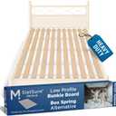 Meliusly SlatSure Queen Size Bunkie Board Heavy Duty Vertical Bed Slats & Foldable Wooden Support Board for Sagging Mattress or Platform Bed Frame, Box Spring Alternative and Replacement