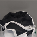 NICETOWN White Blackout Curtains 84 inches Long, Full Light Blocking Drapes with Black Liner for Nursery, Noise Reducing Thermal Insulated Draperies for Doorway (2 Pieces, 37" Wide Each Panel)