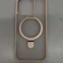 TORRAS Desert Titanium for iPhone 16 Pro Case Magnetic Stand, [Compatible with MagSafe][Flexible Stable Stand] Mil-Grade Protection Translucent Slim Anti-Scratch Ring Kickstand, Rose Gold 6.3", Ostand