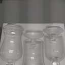 MyGift Clear Glass Apothecary Jars with Lid, Decorative Footed Vase, Candy Buffet Containers, Set of 3